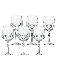 Lorren Home Trends Alkemist 6 Piece Stemmed Cocktail Goblet Set