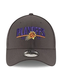 Men's New Era Gray Phoenix Suns 2022 Nba Playoffs Arch 9FORTY Adjustable Hat