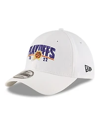 Men's New Era White Phoenix Suns 2022 Nba Playoffs Arch 39THIRTY Flex Hat