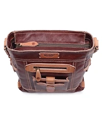 Old Trend Women's Genuine Leather Leeds Castle Crossbody Bag