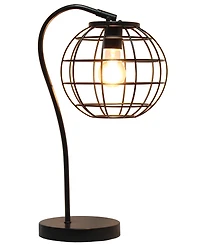 Lalia Home Arched Metal Cage Table Lamp