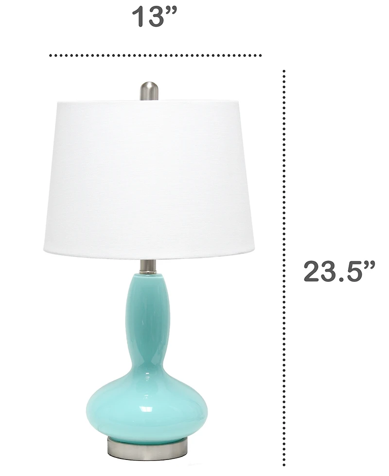 Lalia Home Glass Dollop Table Lamp