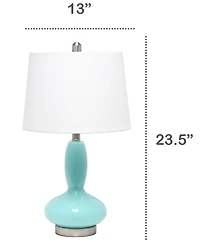 Lalia Home Glass Dollop Table Lamp