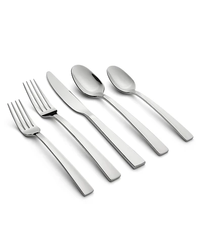 Cambridge Silversmiths Rhyme Mirror Flatware Set, 20 Piece