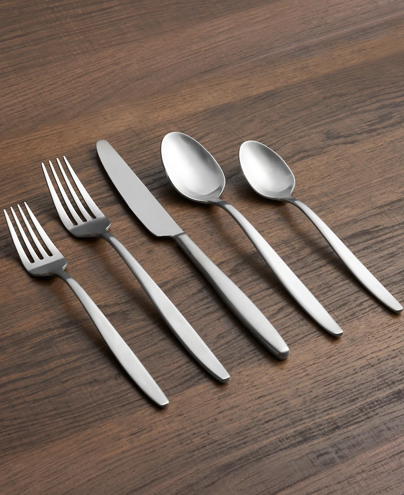 Cambridge Silversmiths Nylah Satin Flatware Set, 20 Piece