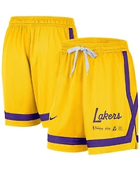Women's Nike Gold Los Angeles Lakers Crossover Performance Shorts