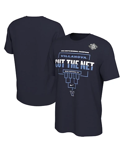 Men's Nike Navy Villanova Wildcats 2022 Ncaa Basketball Tournament March Madness Final Four Regional Champions Locker Room T-shirt