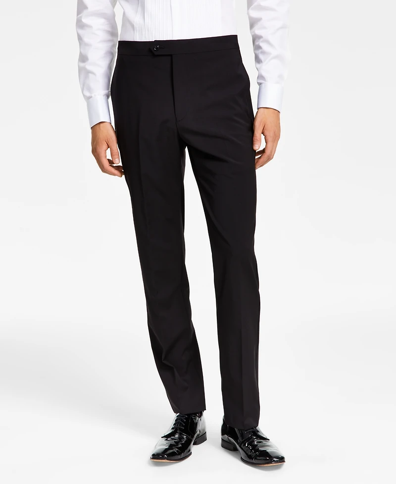 Calvin Klein Men's Slim-Fit Infinite Stretch Black Tuxedo Pants - Close Out!