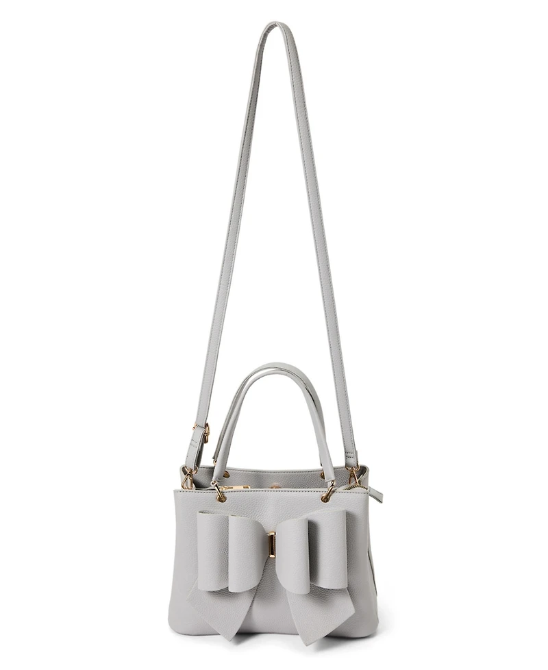 Women's Jenna Triple Compartment Bowtie Satchel Bag