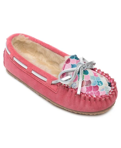 Minnetonka Toddler Girls Cassie Moccasin Slippers