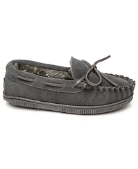 Minnetonka Toddler Boys Pile Lined Hardsole Moccasin Slippers