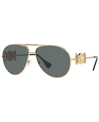 Versace Unisex Polarized Sunglasses, VE2249