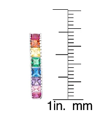 Macy's Women's Rainbow Hoop Earrings