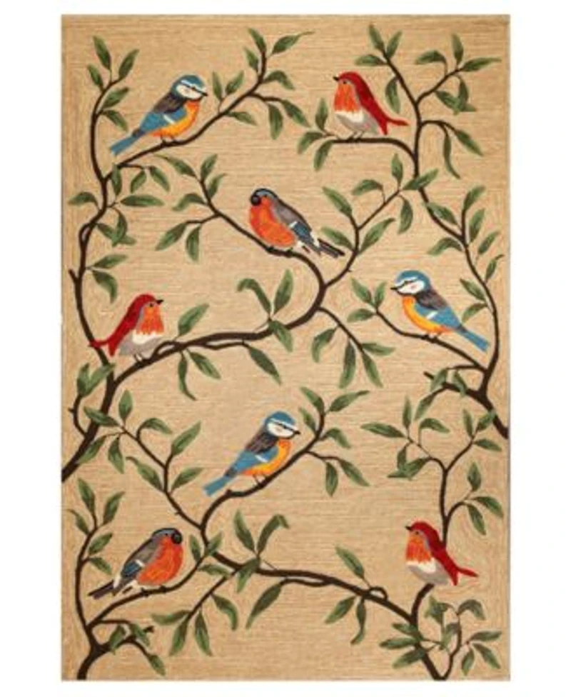 Liora Manne Ravella Birds On Branches Area Rug
