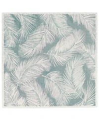 Liora Manne' Carmel Fronds 7'10" x 7'10" Square Outdoor Area Rug
