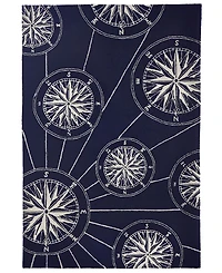 Liora Manne' Frontporch Compass 3'6" x 5'6" Outdoor Area Rug
