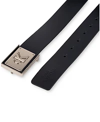 Calvin Klein Men's Ck Plate Plaque Belt