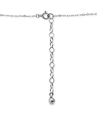 Giani Bernini Lab-Grown Ruby (1/4 ct. t.w.) & Cubic Zirconia Strawberry Pendant Necklace, 16" + 2" extender, Created for Macy's