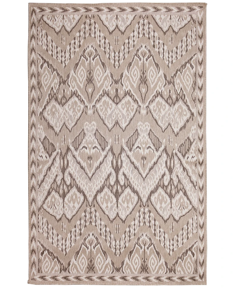 Liora Manne' Malibu Ikat 3'3" x 4'11" Outdoor Area Rug