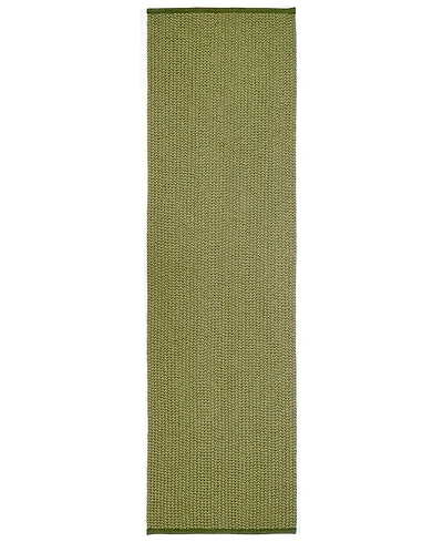 Liora Manne' Calais Solid 2' x 7'6" Runner Outdoor Area Rug