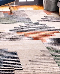 Closeout! Gemstone Deco Blocks 7'10" x 10'10" Area Rug
