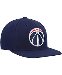 Men's Mitchell & Ness Navy Washington Wizards Ground 2.0 Snapback Hat