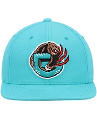 Men's Mitchell & Ness Turquoise Vancouver Grizzlies Hardwood Classics Team Ground 2.0 Snapback Hat