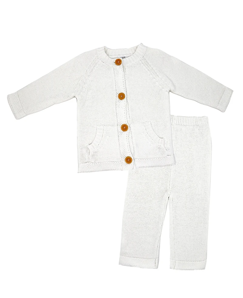 Baby Boys or Baby Girls Knit Sweater and Pant, 2 Piece Set
