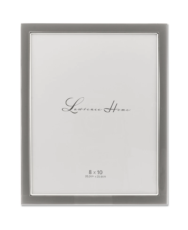 Metal and Enamel Picture Frame, 8" x 10"