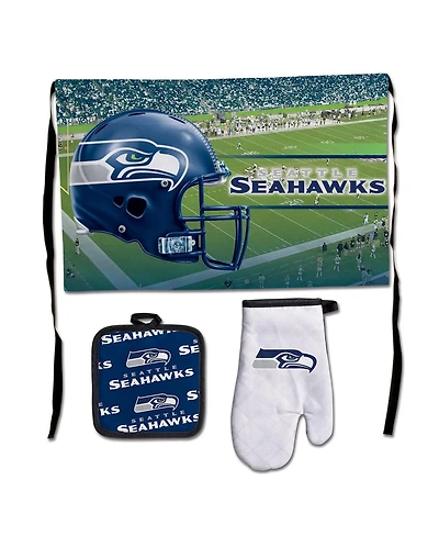 WinCraft Seattle Seahawks 3-Piece Barbecue Set