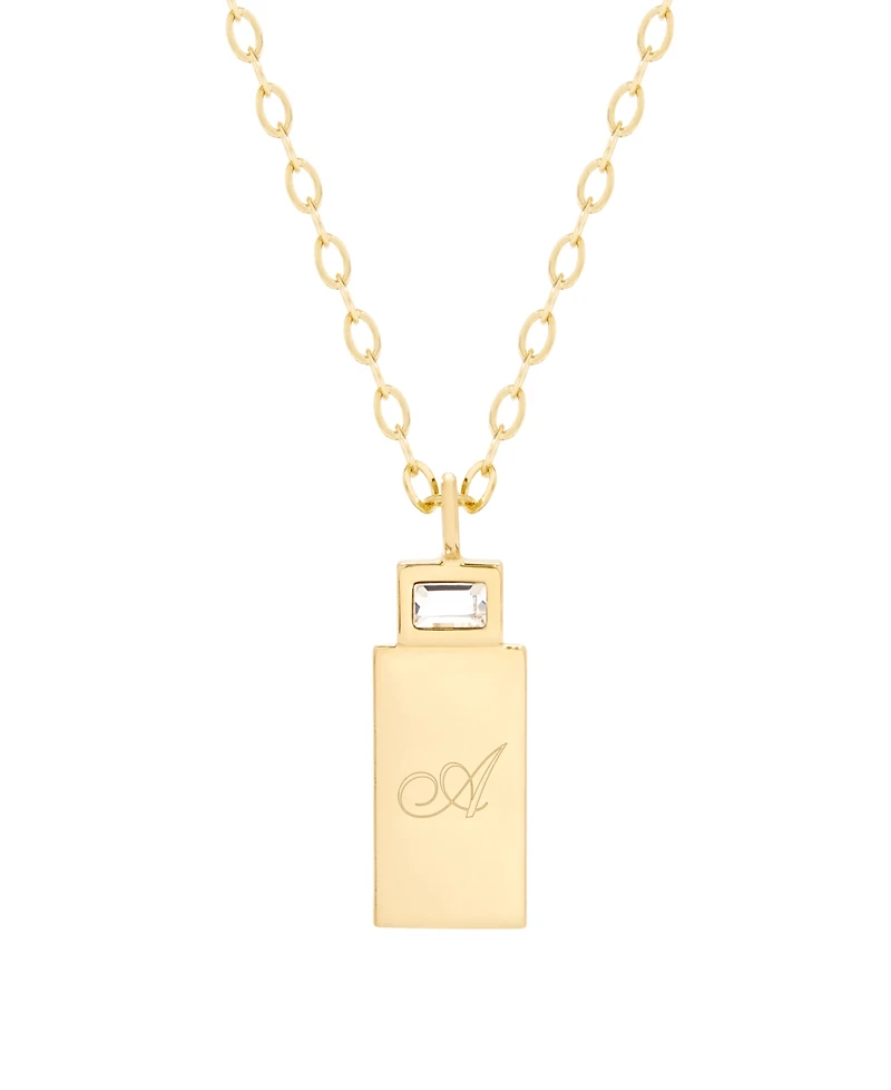 brook & york Vivian Initial Pendant Necklace