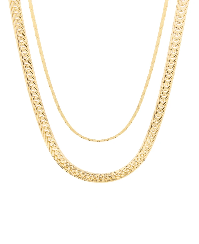 brook & york Gaby Chain Layering Necklace, Set of 2
