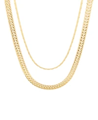 brook & york Gaby Chain Layering Necklace, Set of 2