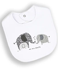 Baby Boys and Girls Elephant Family Layette Gift Mesh Bag, 5 Piece Set