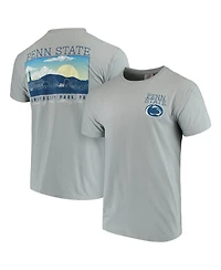 Men's Gray Penn State Nittany Lions Comfort Colors Campus Scenery T-shirt
