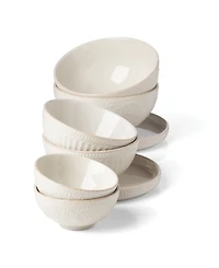 Lenox French Perle Luna Nesting Dinnerware Set, 8 Piece