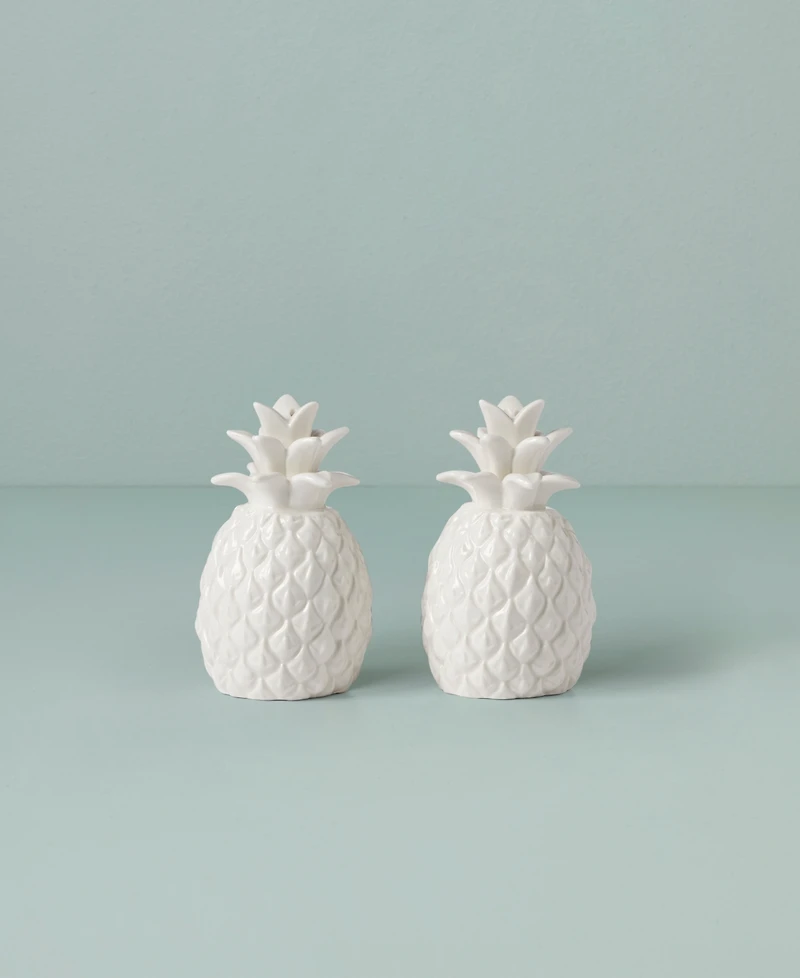 Lenox Wicker Creek Pineapple Salt Pepper Set, Set of 2