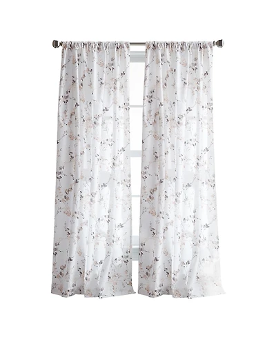 Dkny Wallflower Sheer 108" Poletop Set, 2 Piece