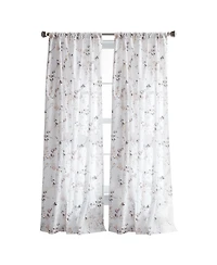 Dkny Wallflower Sheer 108" Poletop Set, 2 Piece