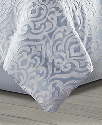 J Queen New York Astoria 4-Pc. Powder Blue Comforter Set