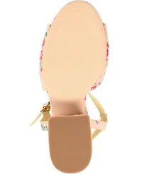 Journee Collection Women's Charmaine Block Heel Sandals