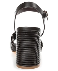 Journee Collection Women's Charmaine Block Heel Sandals