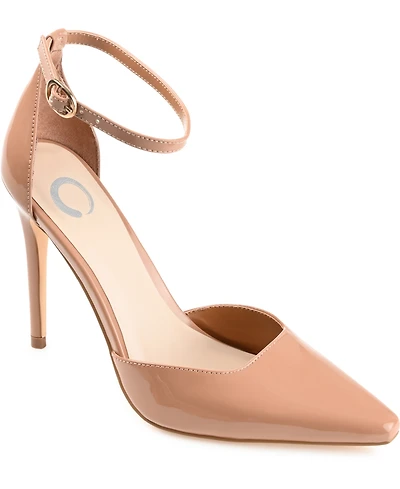 Journee Collection Women's Miriem Ankle Strap Stiletto Pumps