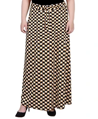 Plus Maxi Length Skirt