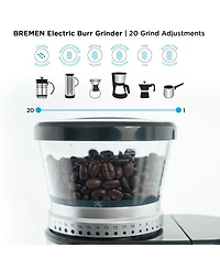 Grosche Bremen Burr Electric Coffee Grinder