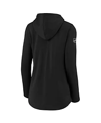 Women's Fanatics Black San Jose Sharks Authentic Pro Pullover Hoodie