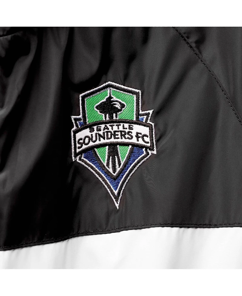 Women's The Wild Collective Black Seattle Sounders Fc Anthem Full-Zip Jacket