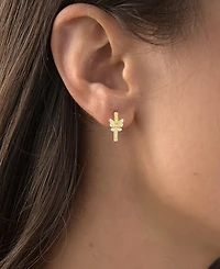 Hoop Earrings 14K Gold Plated or Sterling Silver