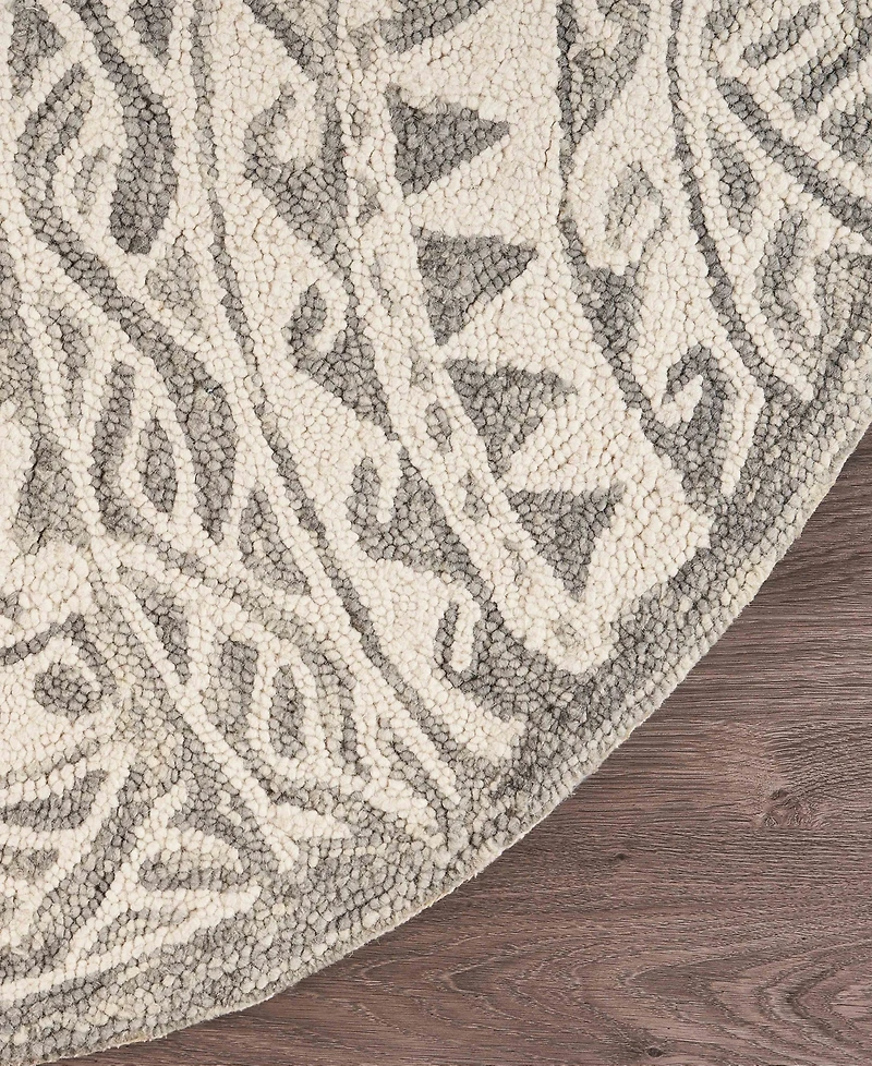 Lr Home Radiance Rdc-087 6' x 6' Round Area Rug