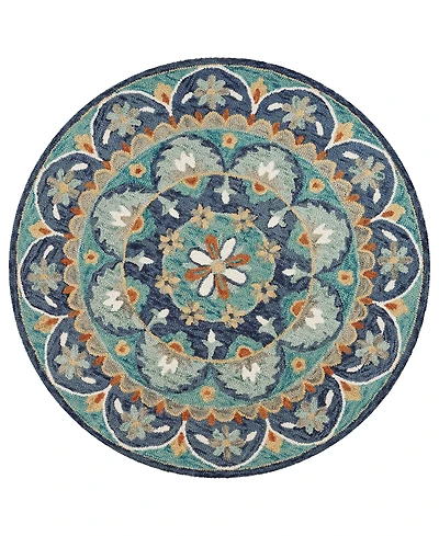 Lr Home Radiance Rdc-099 4' x 4' Round Area Rug